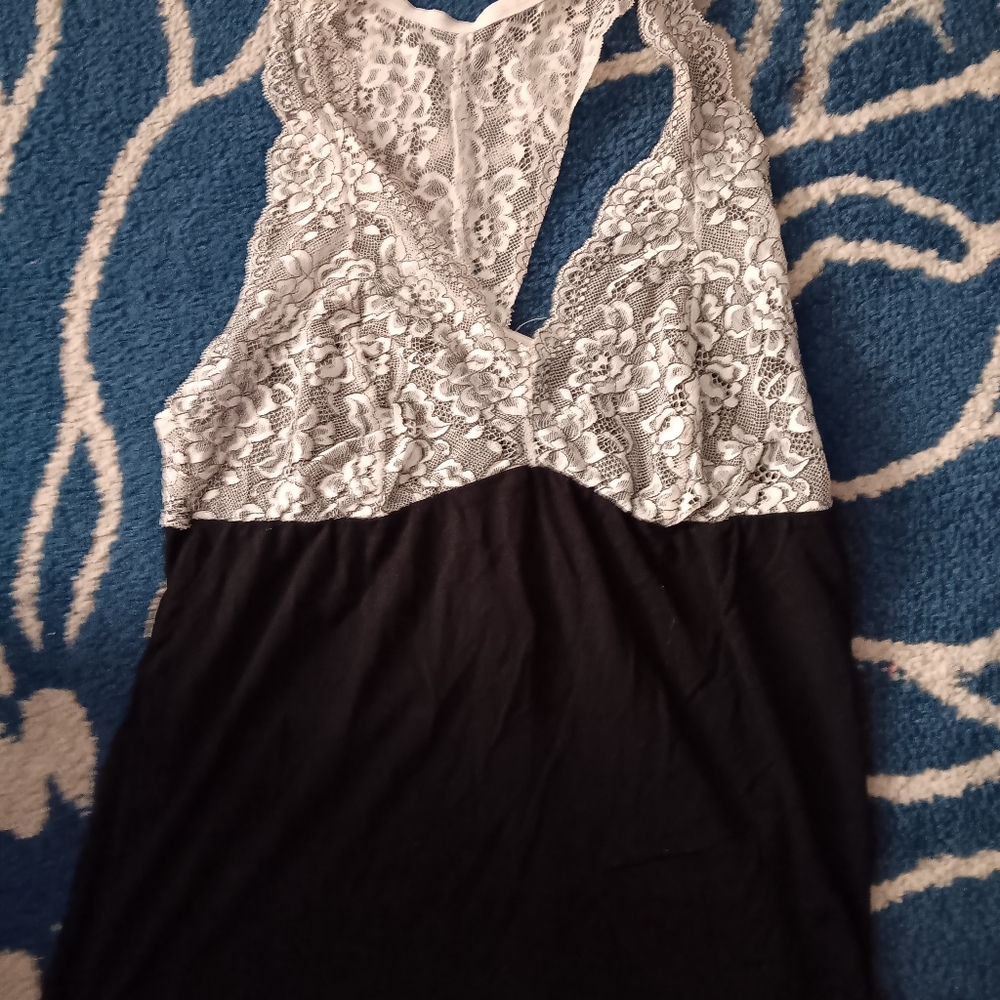 Adore Me Chesney Cami w/ Pajama Short Set Medium Black